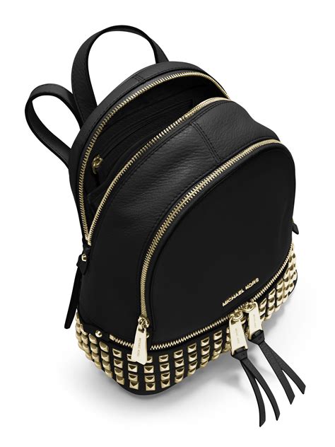 michael kors mini backpack black|Michael Kors black purse small.